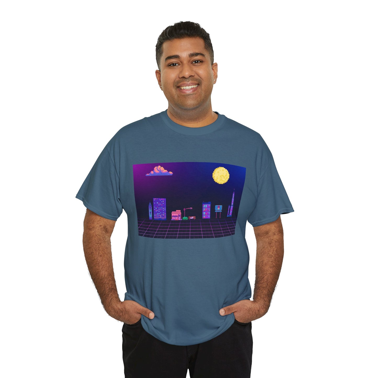 Pixel Cityscape Unisex Tee