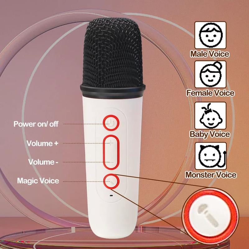 Portable Karaoke Machine - Wireless Speaker with High-Definition Mic - Enhanced Bass & Seamless Connection - Perfect for Adult Home Parties, Birthday Celebrations