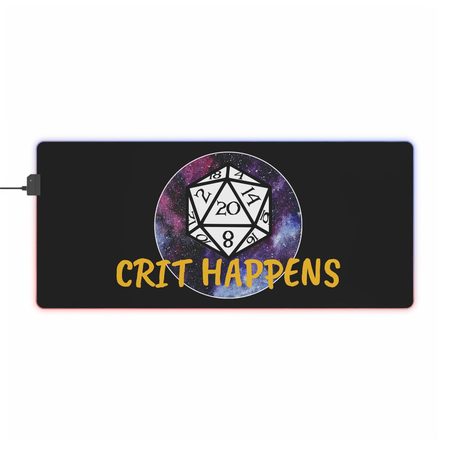 CRIT HAPPENS LED Mouse Pad