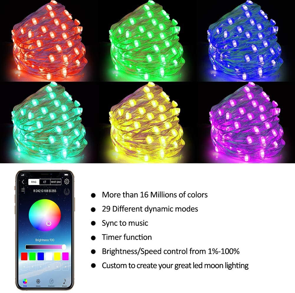 Bluetooth Christmas Tree Decoration Light