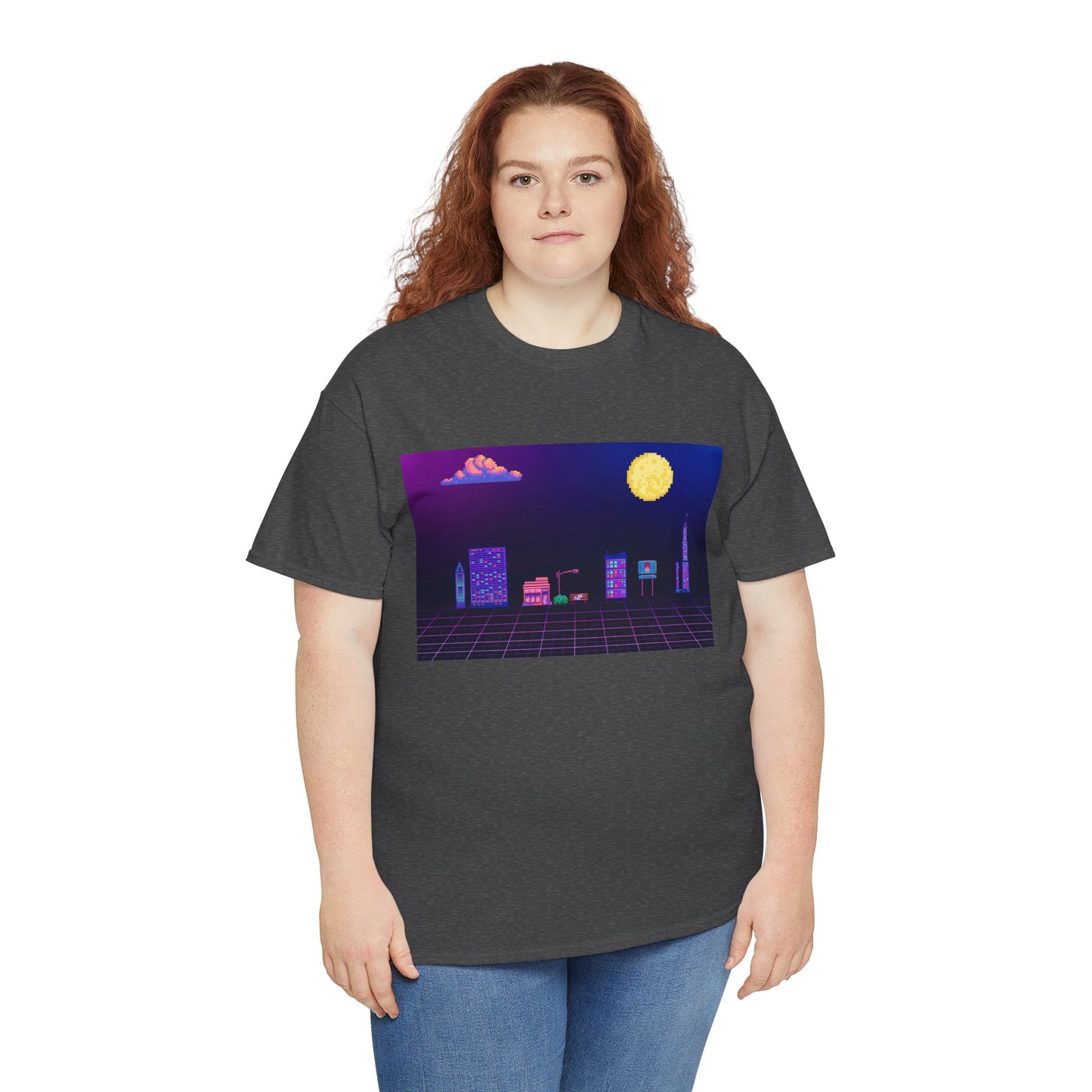 Pixel Cityscape Unisex Tee