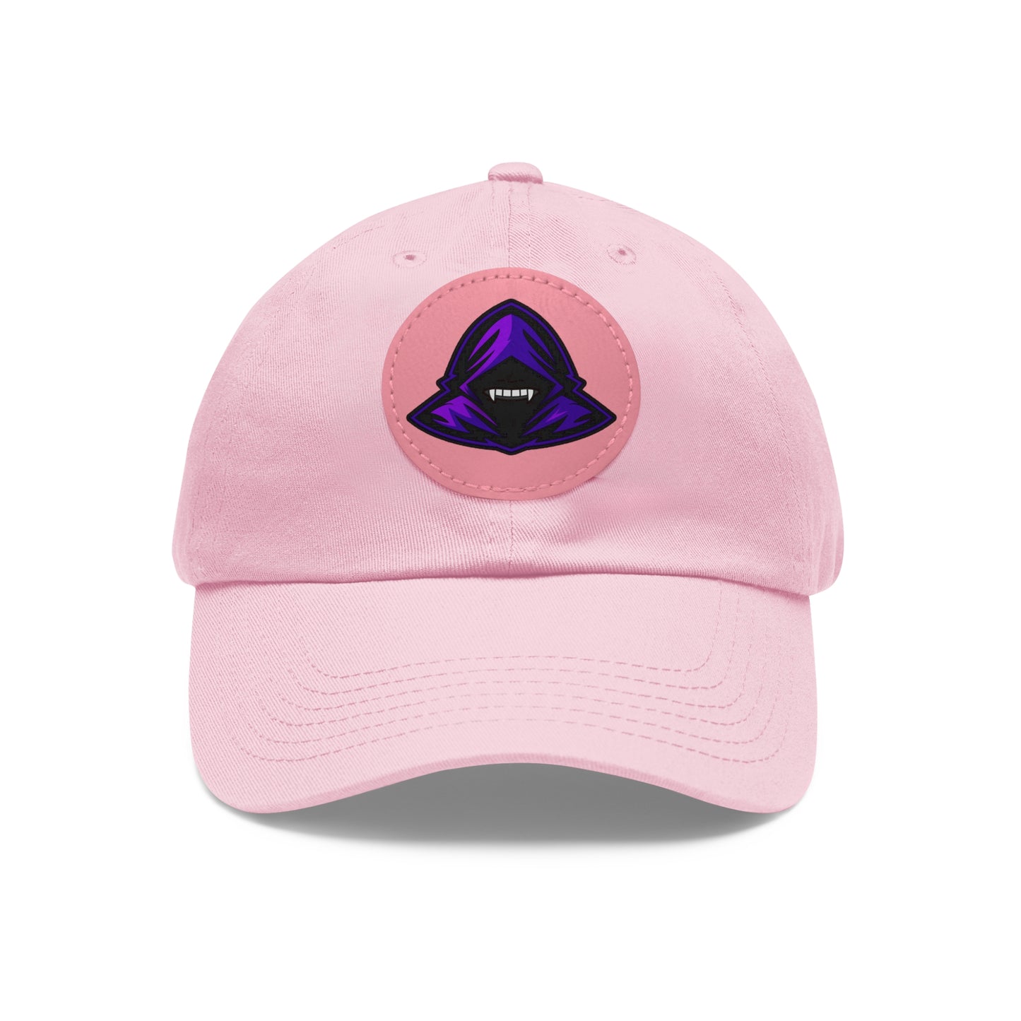 FG Dad Hat with Leather Patch (Round)