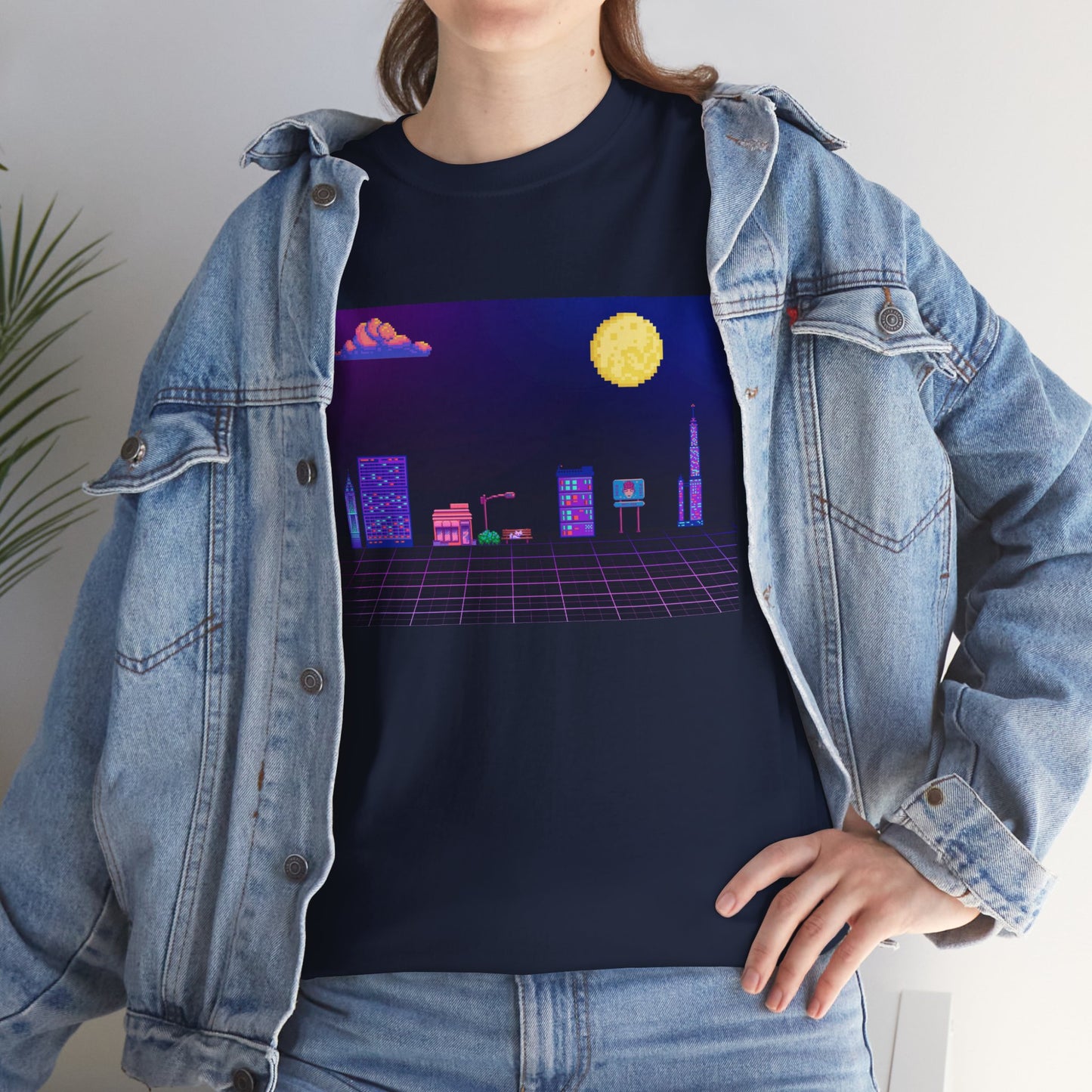 Pixel Cityscape Unisex Tee