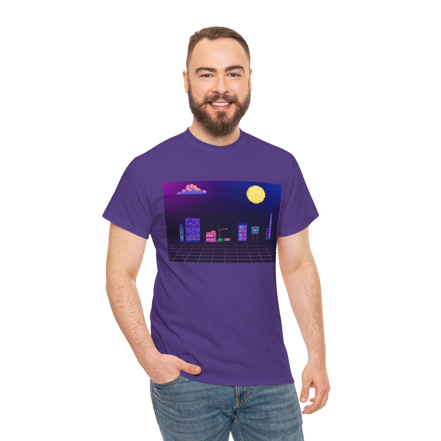 Pixel Cityscape Unisex Tee