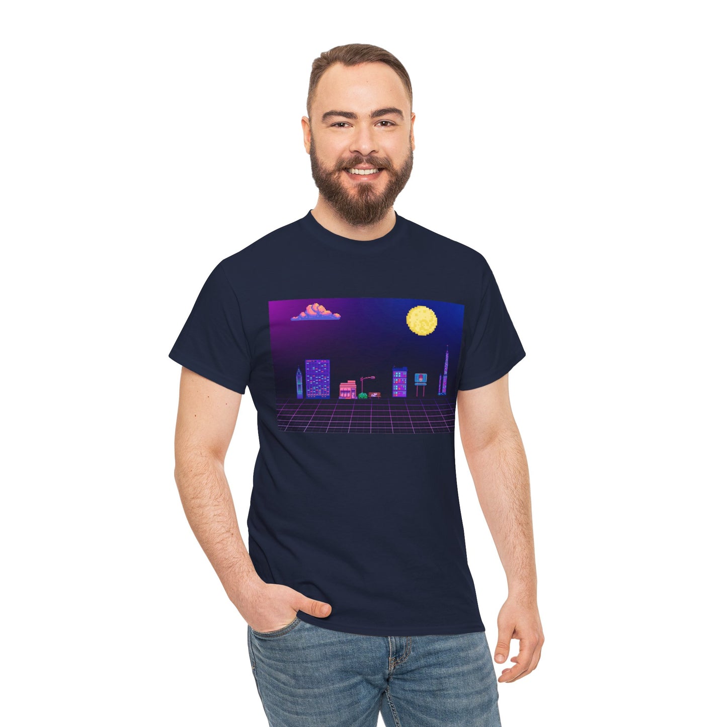 Pixel Cityscape Unisex Tee