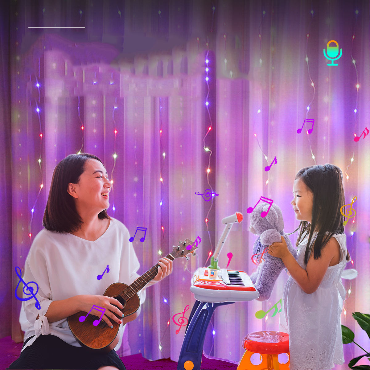 Bluetooth RGB Christmas Tree Decorative Light String