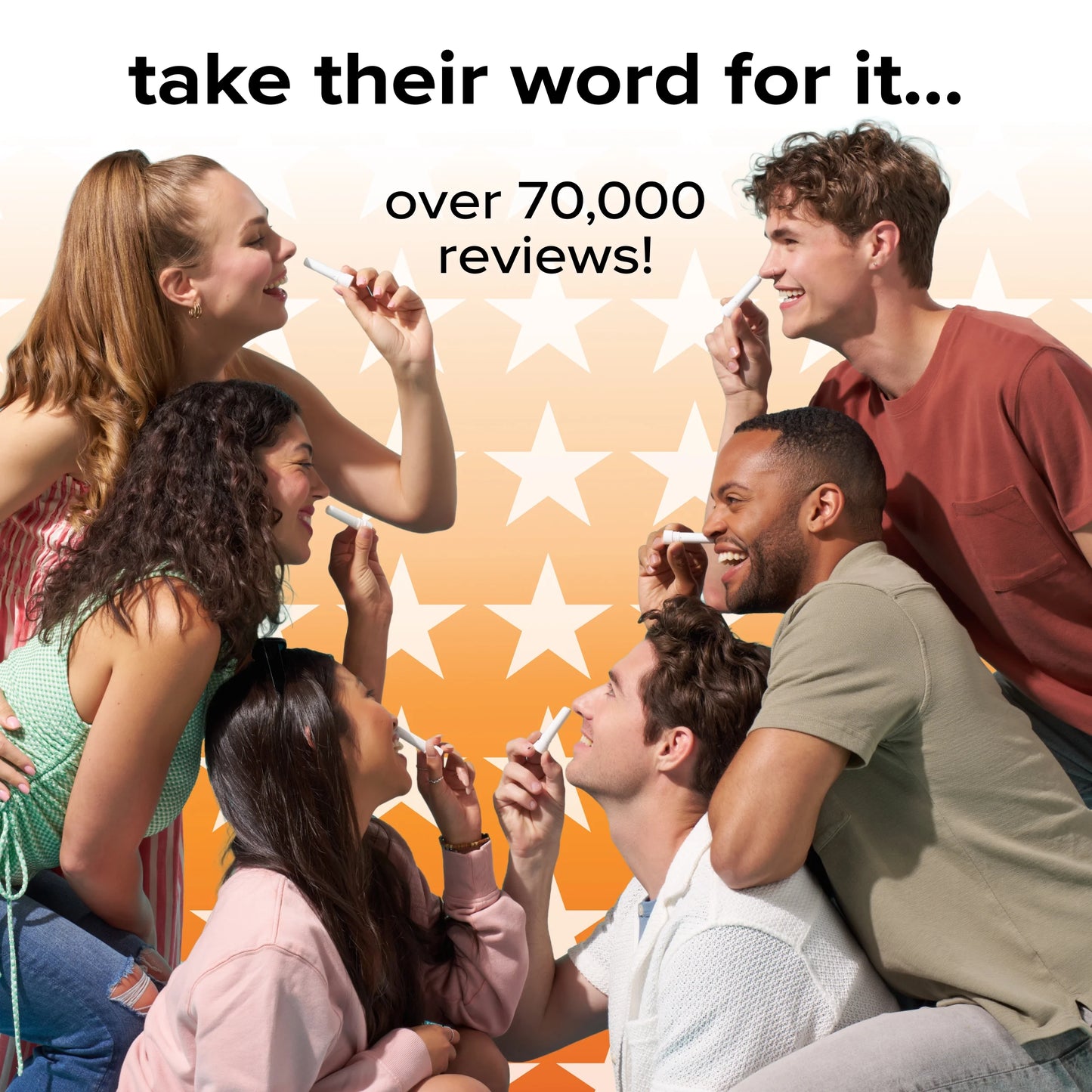 Nasal Stick (3-Pack) | Vapor Flow Technology™ | Cool Refreshing Sensation | Natural Mood Boost | Simple Ingredients | Essential Oils + Menthol Inhaler (Tropical)