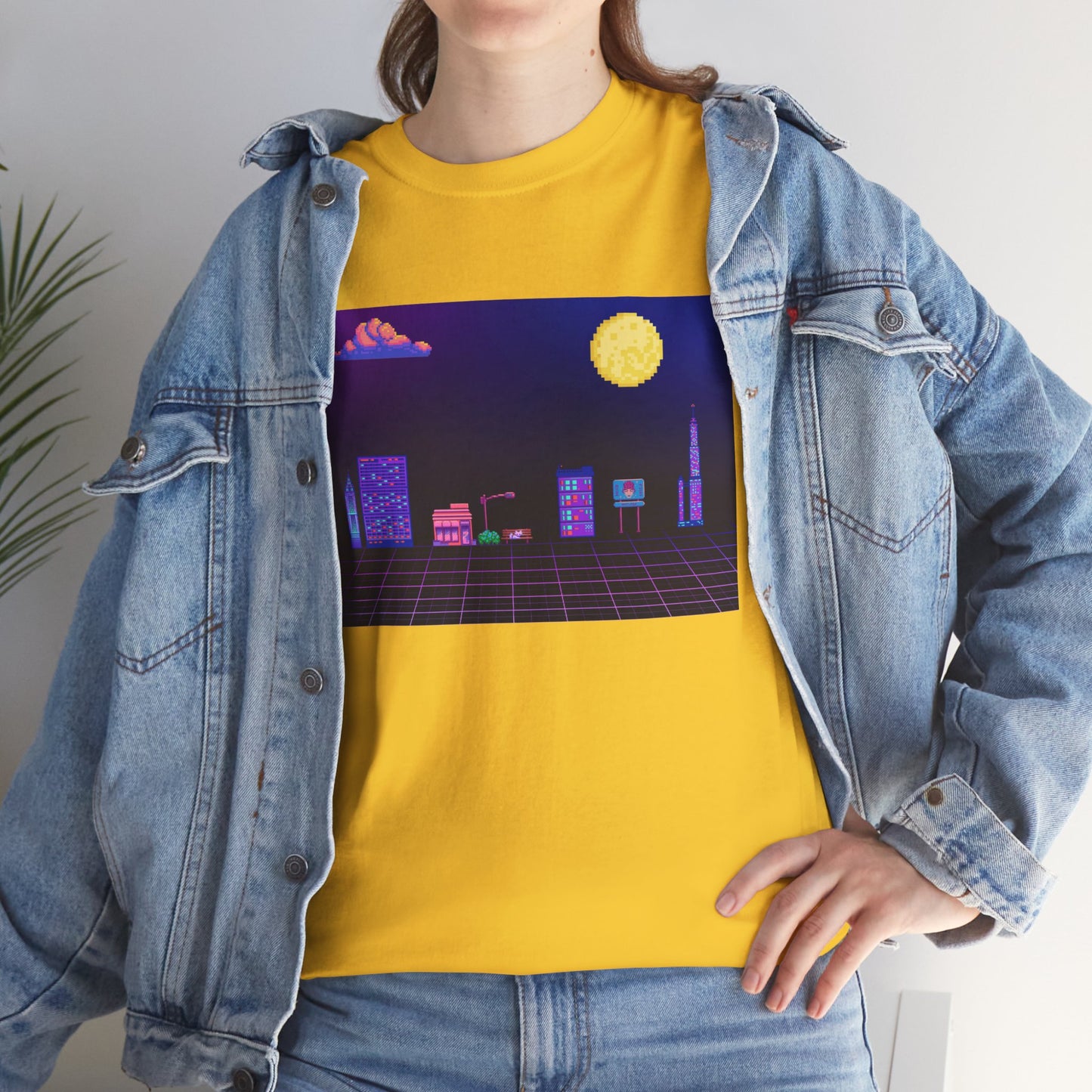 Pixel Cityscape Unisex Tee