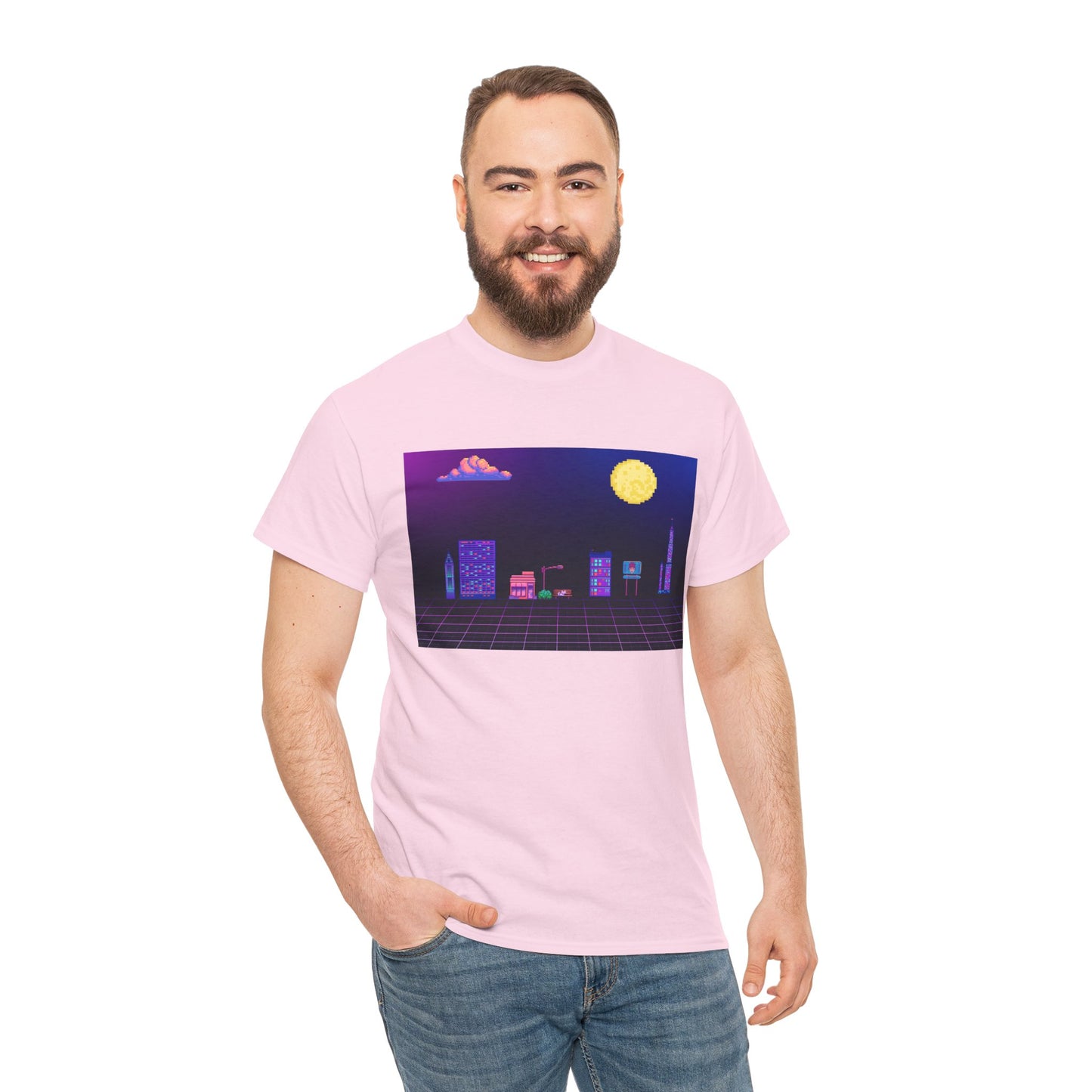 Pixel Cityscape Unisex Tee