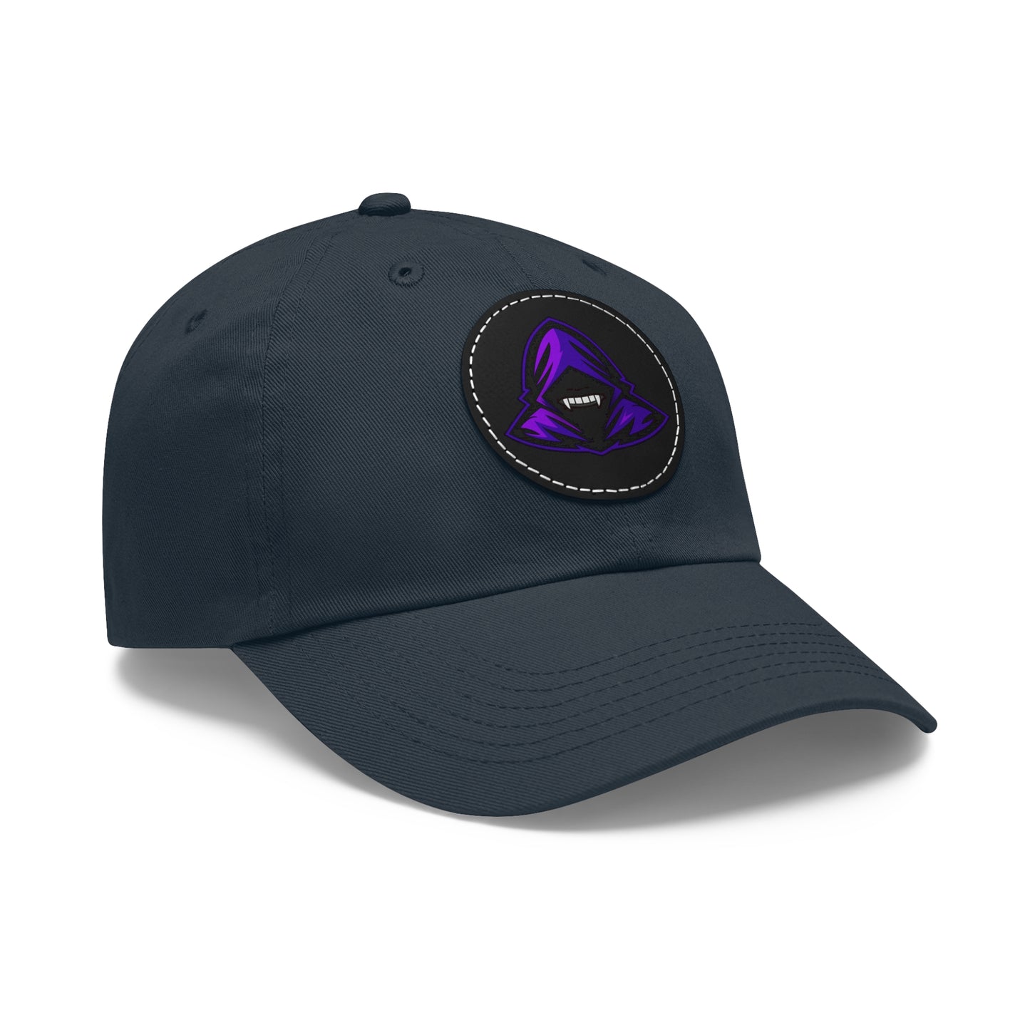 FG Dad Hat with Leather Patch (Round)