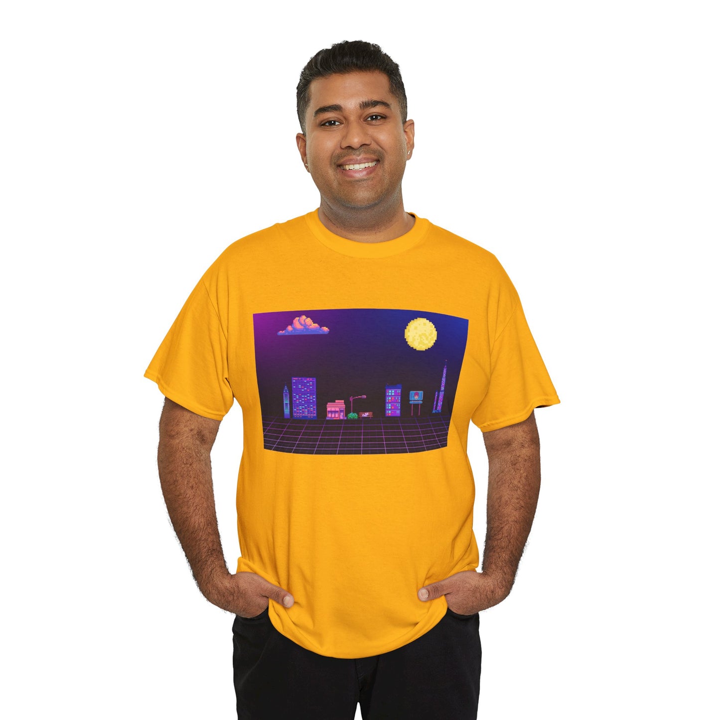 Pixel Cityscape Unisex Tee