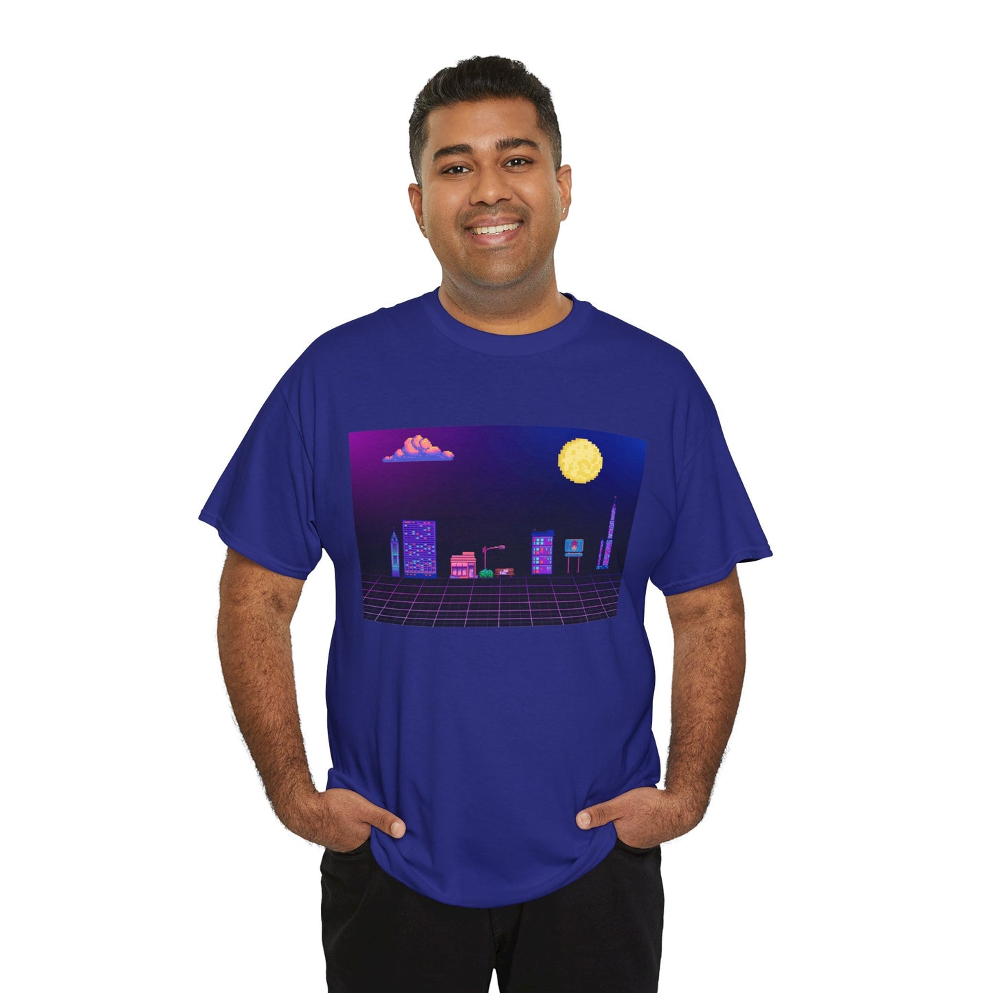 Pixel Cityscape Unisex Tee