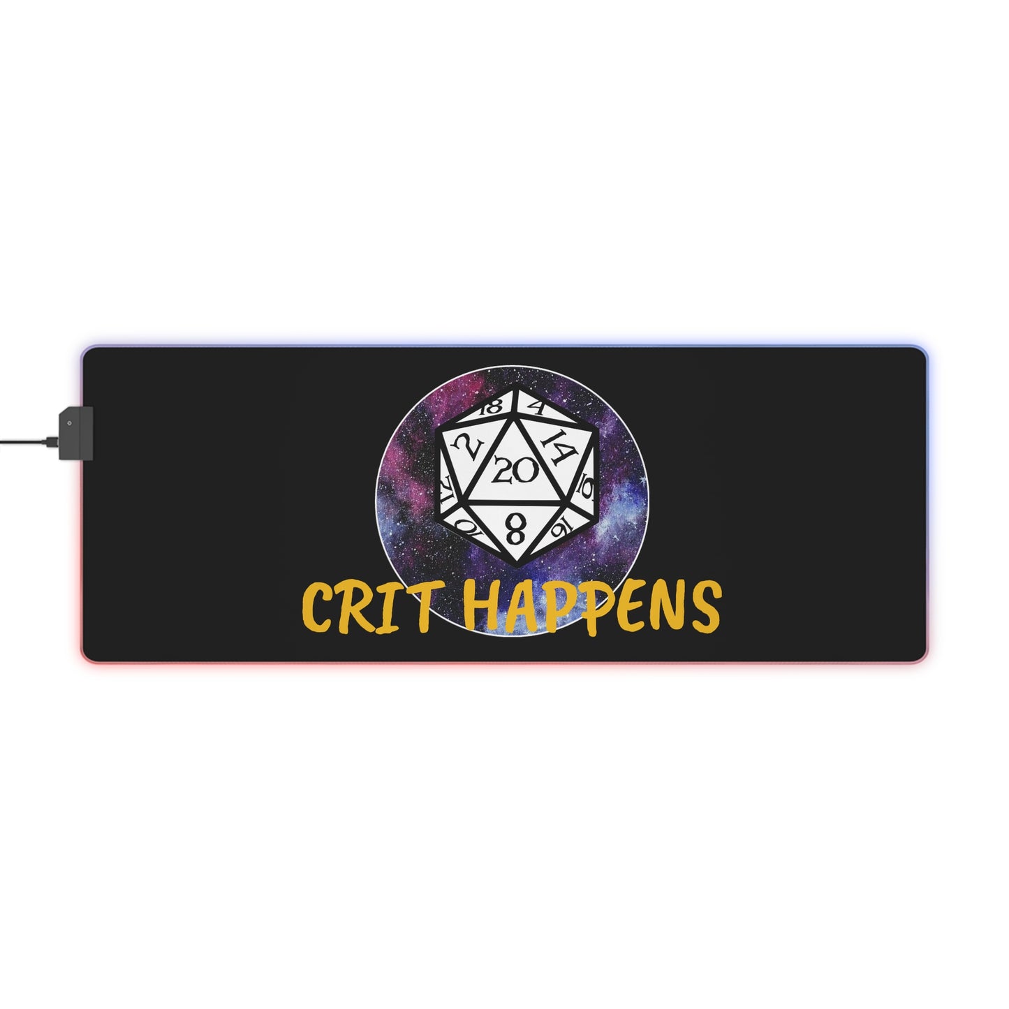 CRIT HAPPENS LED Mouse Pad