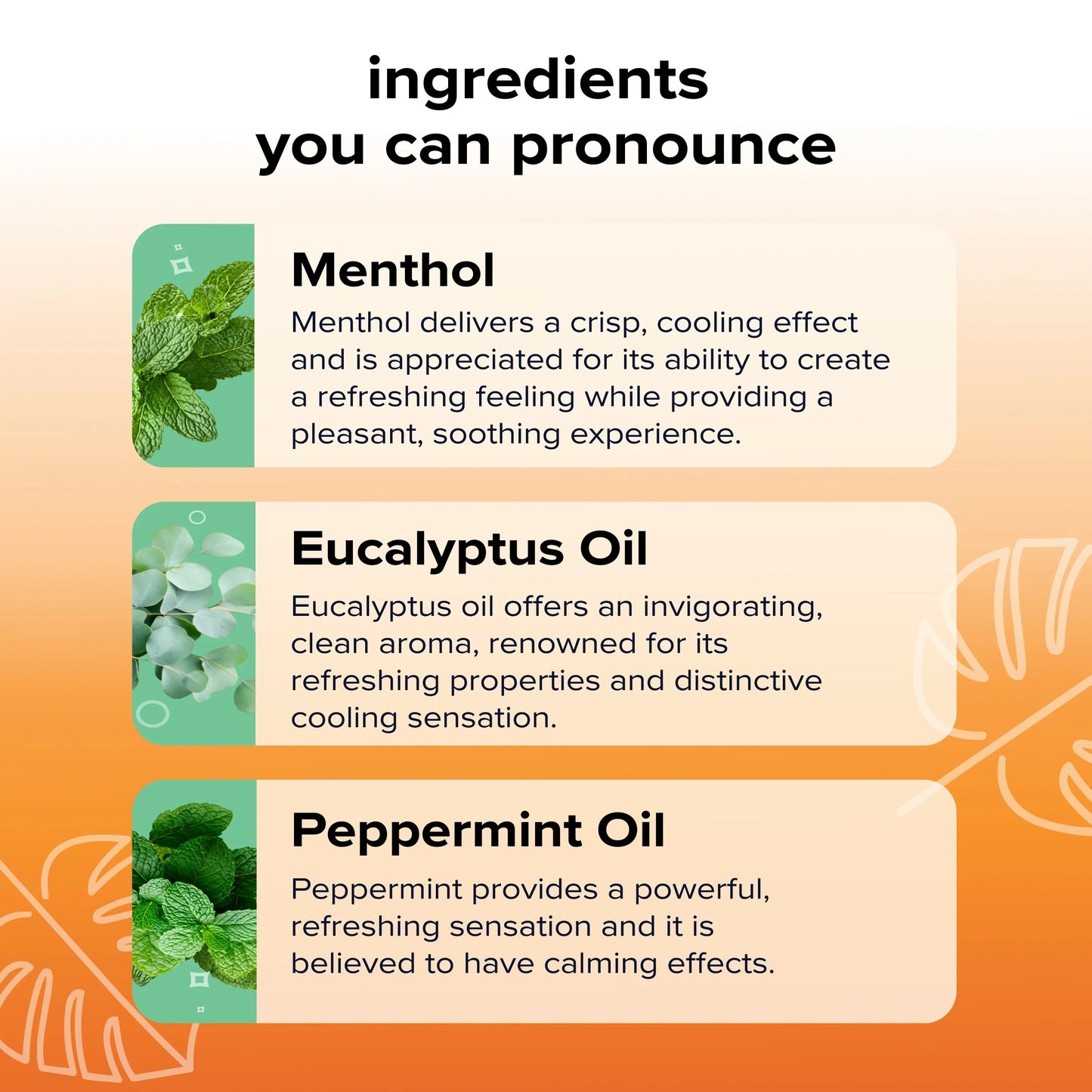 Nasal Stick (3-Pack) | Vapor Flow Technology™ | Cool Refreshing Sensation | Natural Mood Boost | Simple Ingredients | Essential Oils + Menthol Inhaler (Tropical)