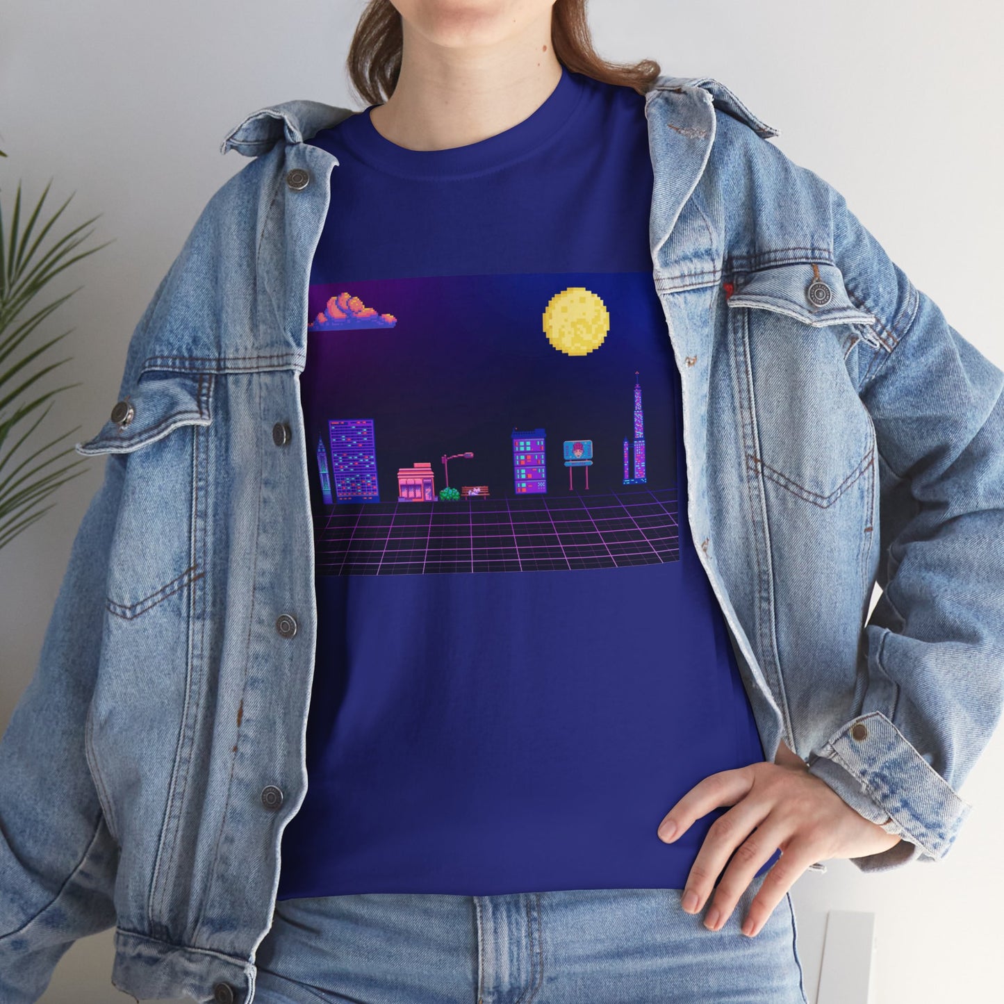 Pixel Cityscape Unisex Tee