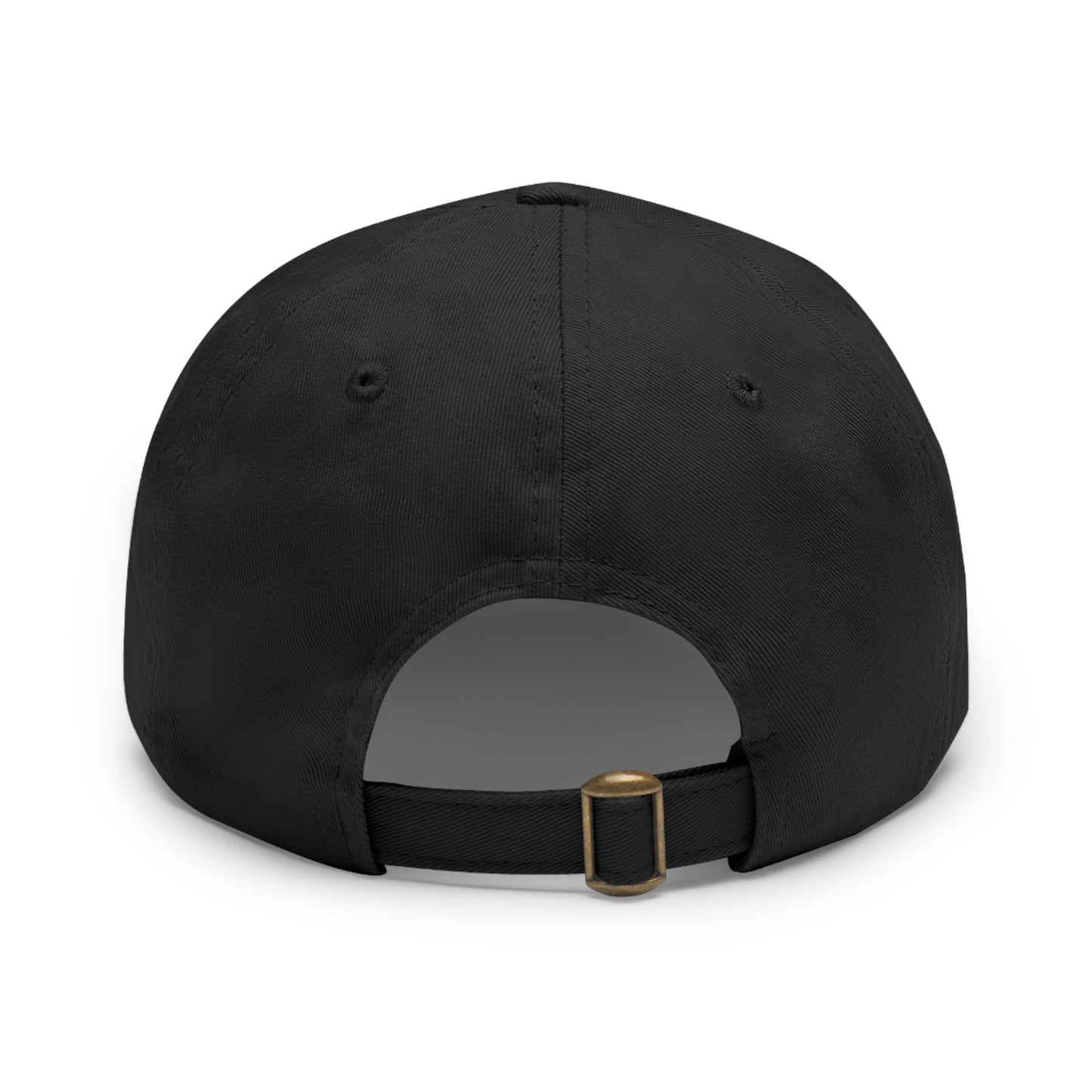 FG Dad Hat with Leather Patch (Round)