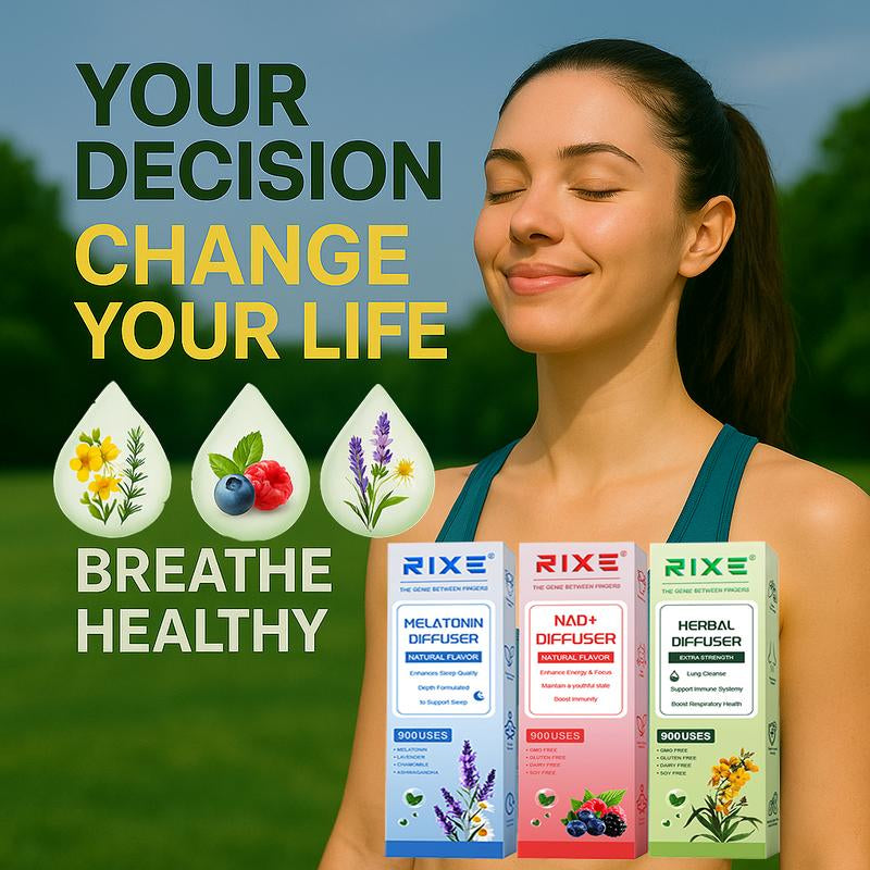 Pure Herbal for Body Healthy and Tongue Air Freshing,Herbal Support Pen Relaxation Diffusion Stick Solution Lung Diffuser