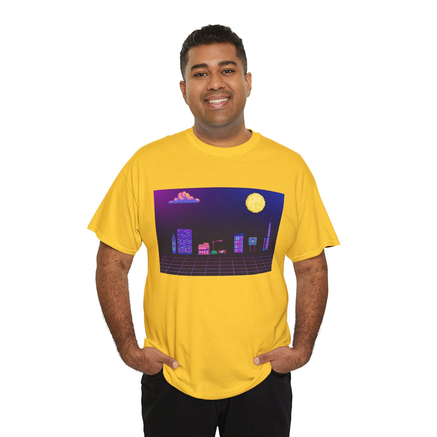 Pixel Cityscape Unisex Tee