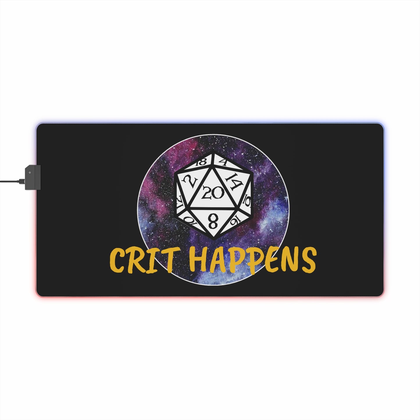 CRIT HAPPENS LED Mouse Pad