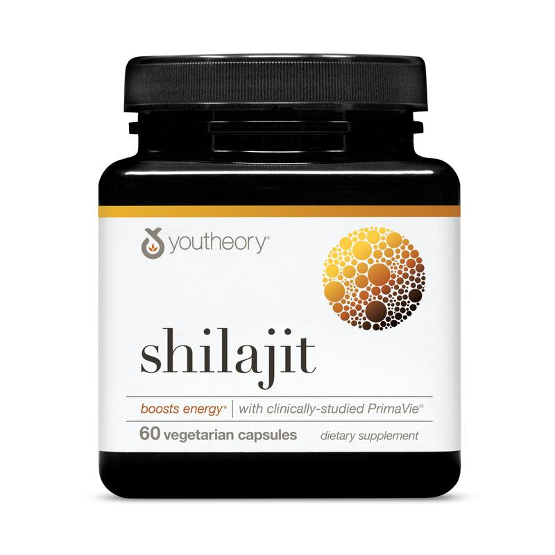 Youtheory Shilajit - 500 Mg, 60 Count Capsules