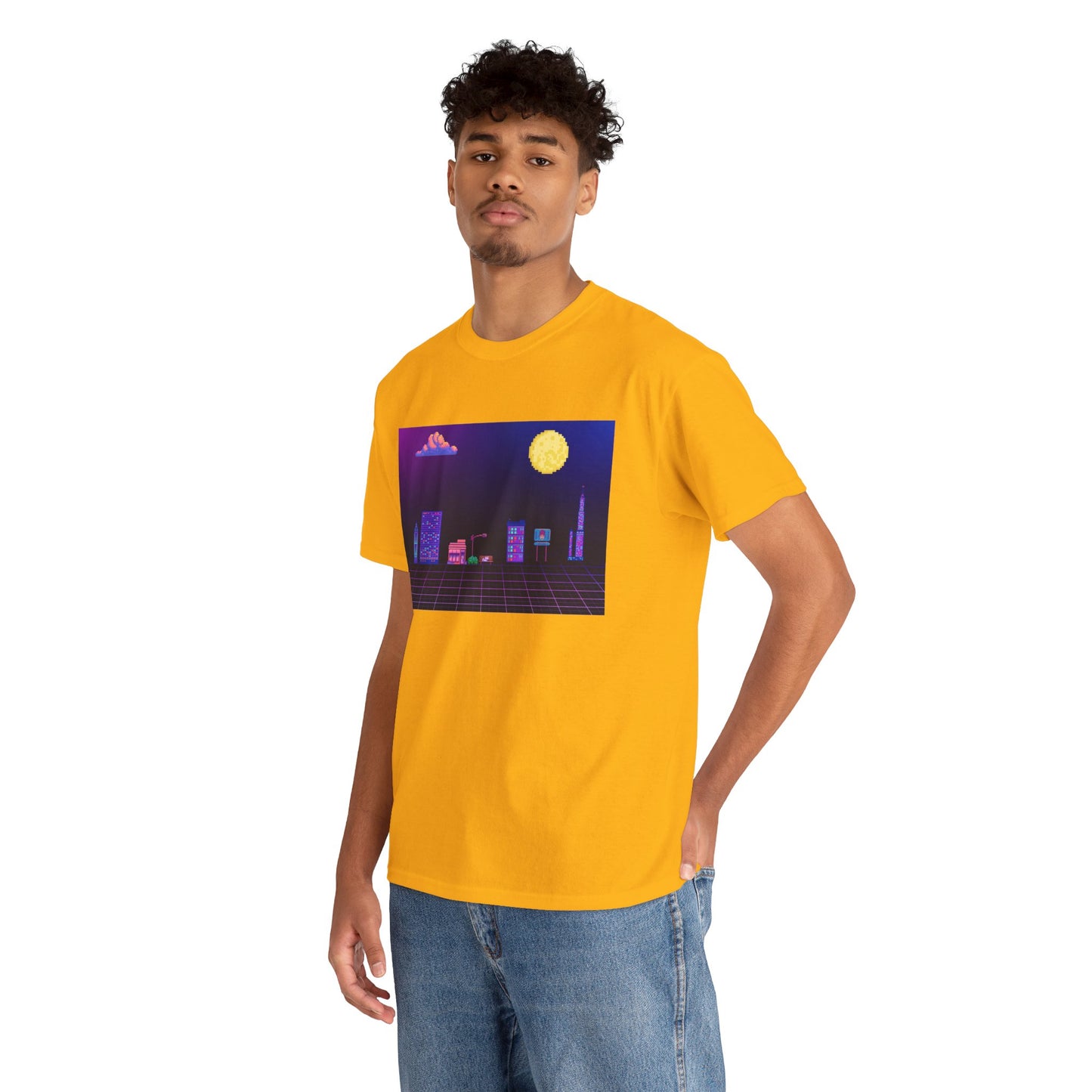 Pixel Cityscape Unisex Tee