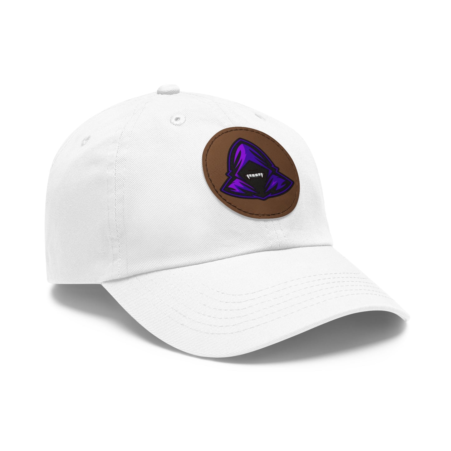 FG Dad Hat with Leather Patch (Round)
