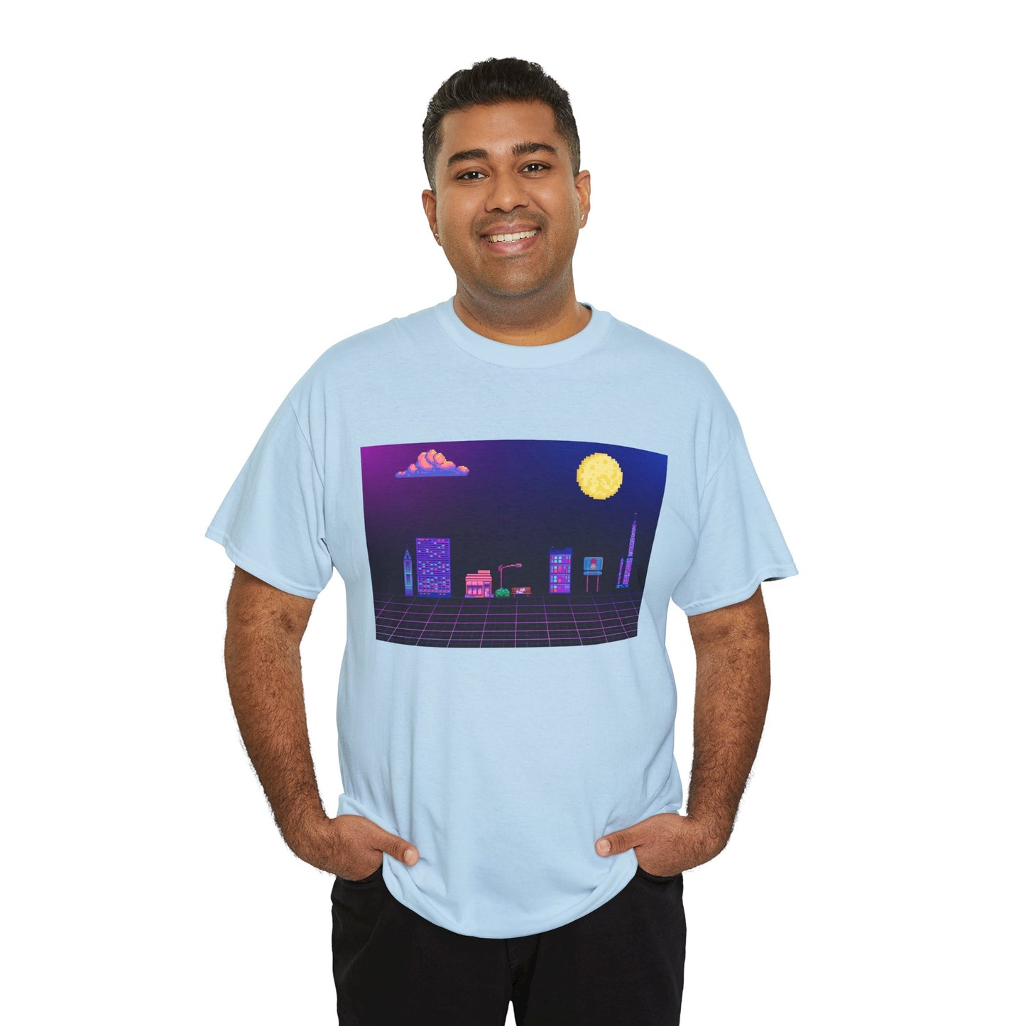 Pixel Cityscape Unisex Tee