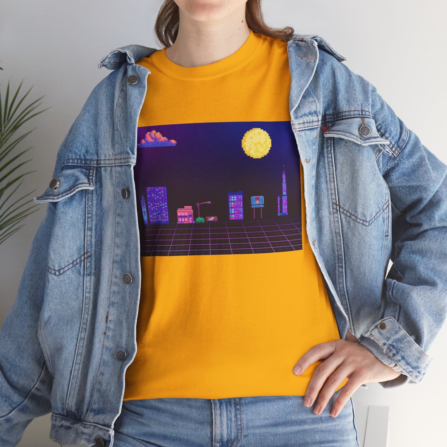Pixel Cityscape Unisex Tee