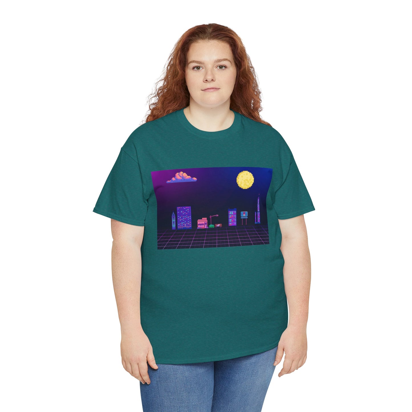 Pixel Cityscape Unisex Tee
