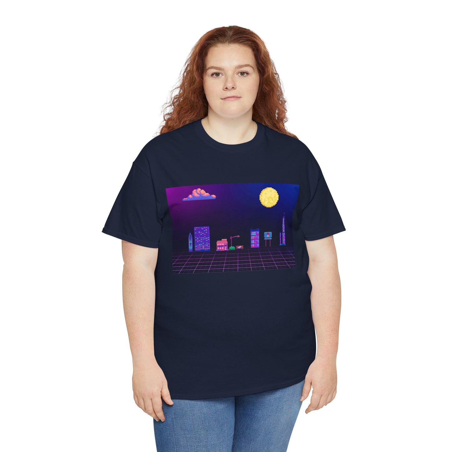 Pixel Cityscape Unisex Tee
