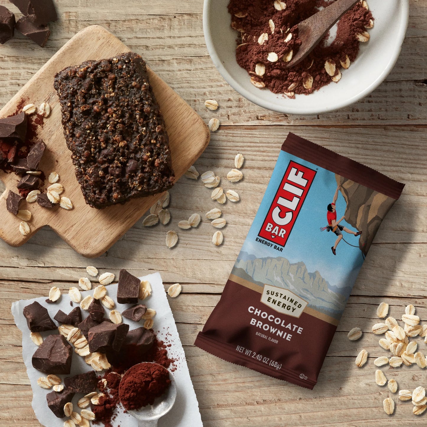 Energy Protein Bars, Chocolate Brownie, 5Ct