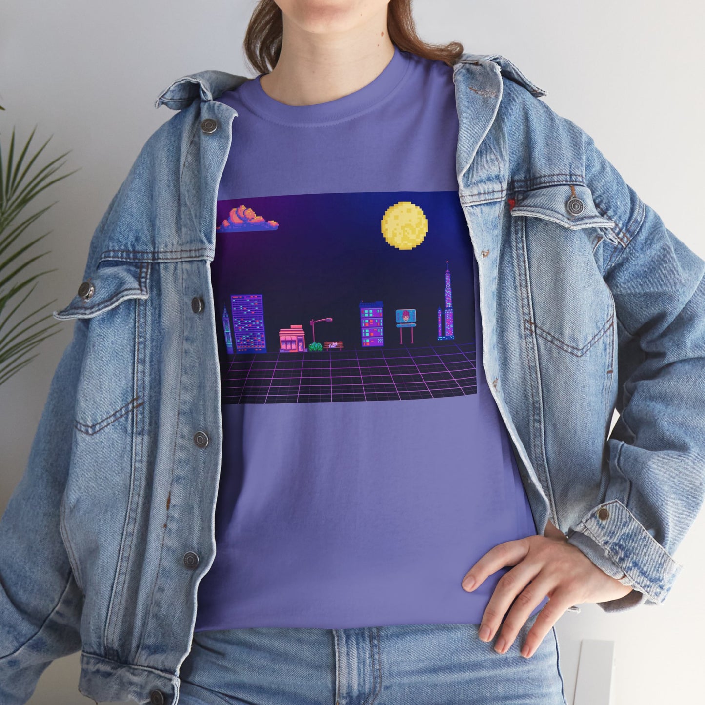 Pixel Cityscape Unisex Tee