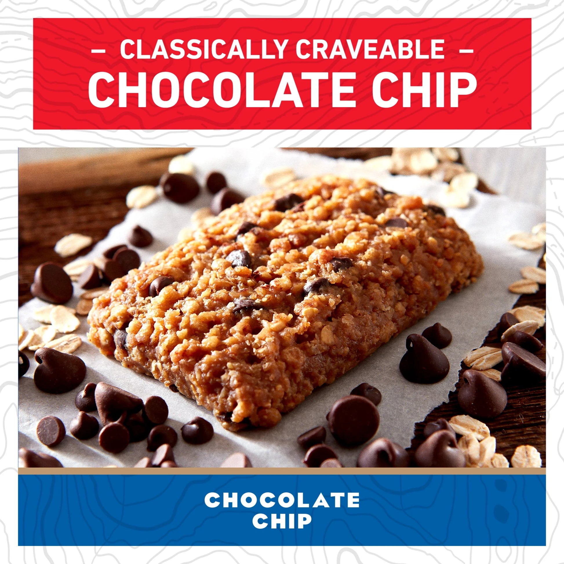Energy Protein Bars, Chocolate Chip, 15Ct