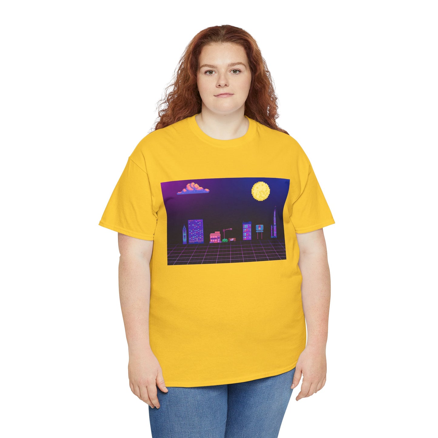 Pixel Cityscape Unisex Tee