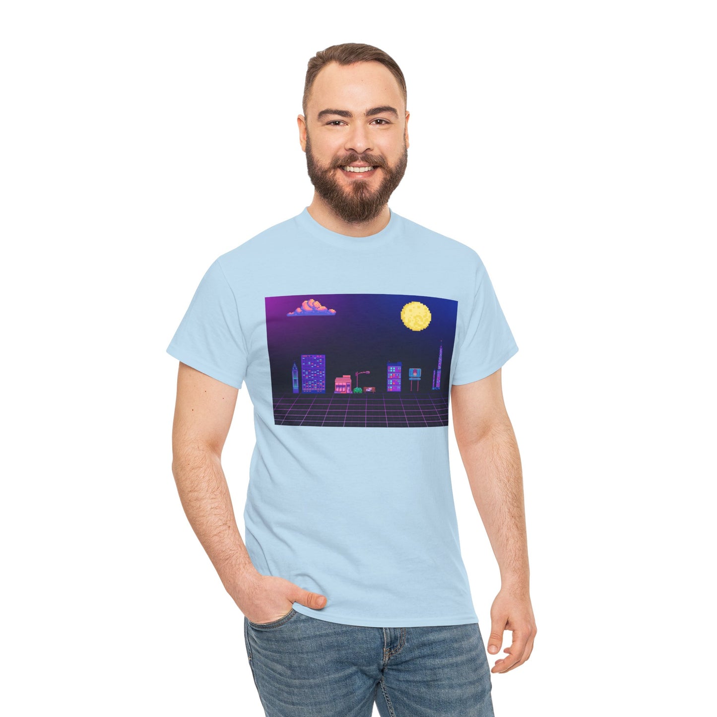 Pixel Cityscape Unisex Tee
