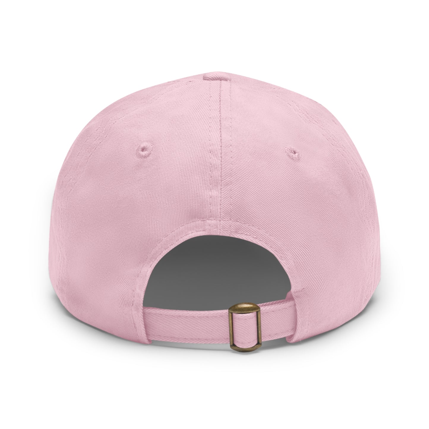 FG Dad Hat with Leather Patch (Round)
