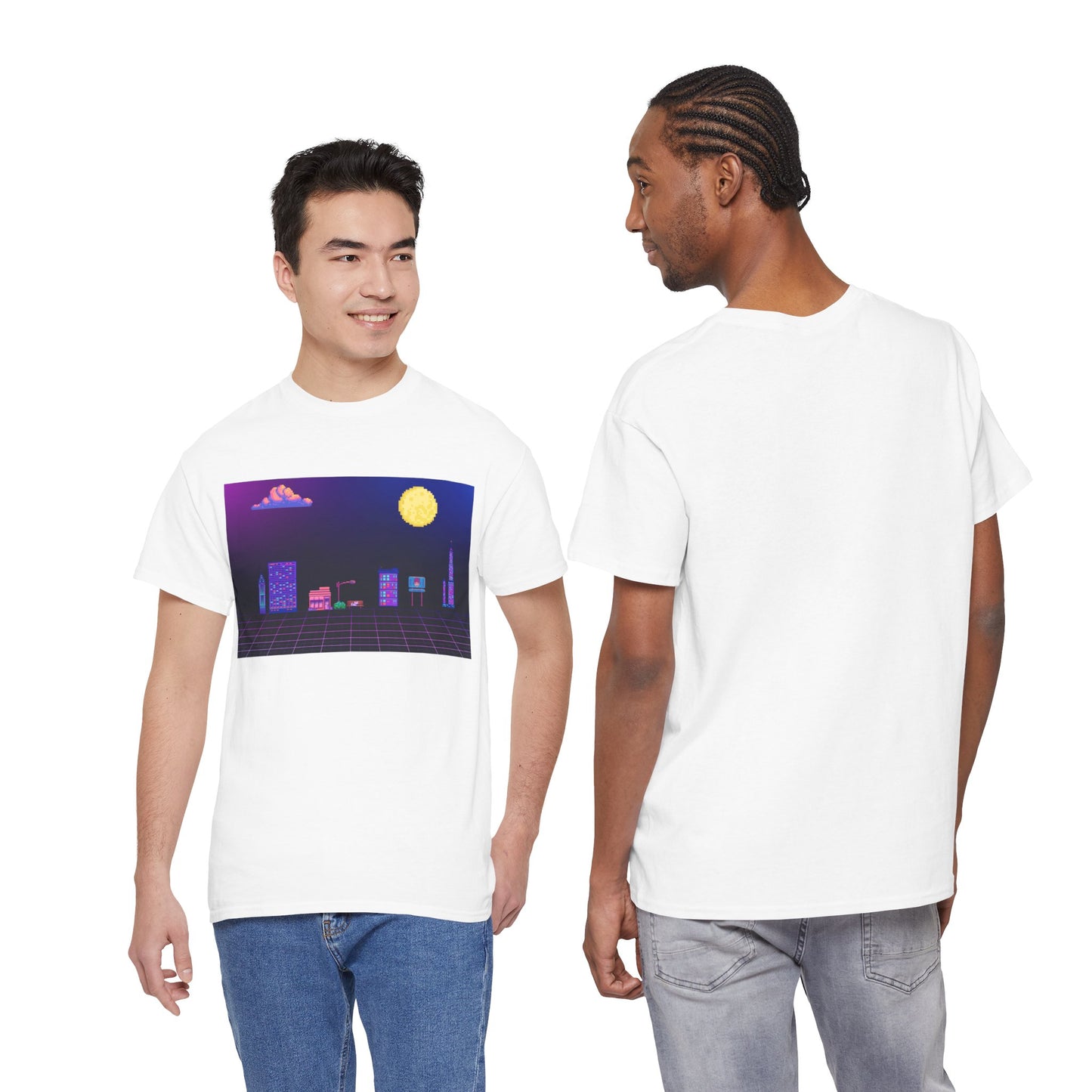 Pixel Cityscape Unisex Tee