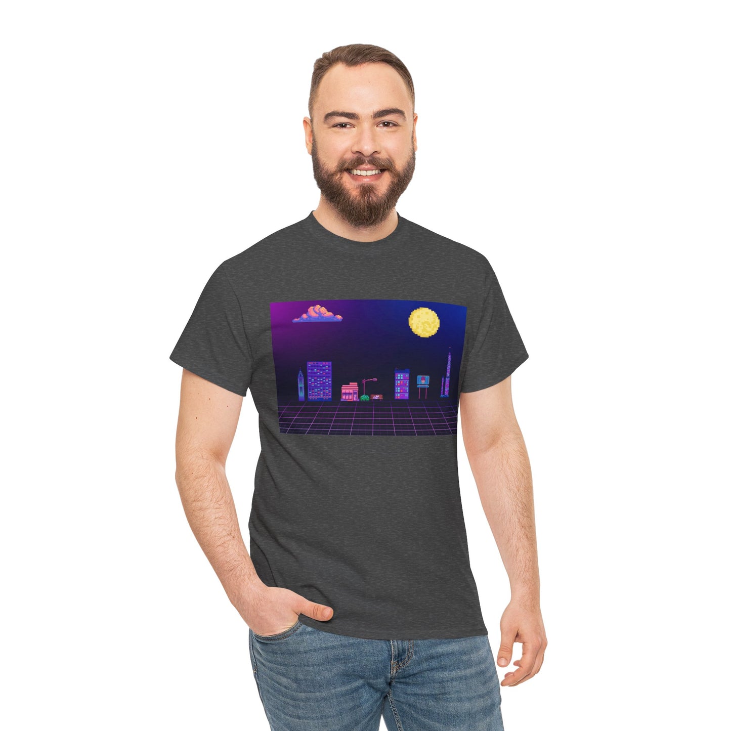 Pixel Cityscape Unisex Tee