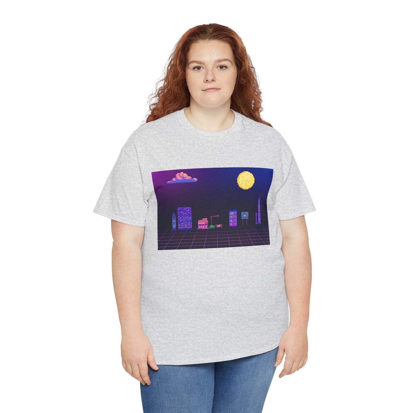 Pixel Cityscape Unisex Tee