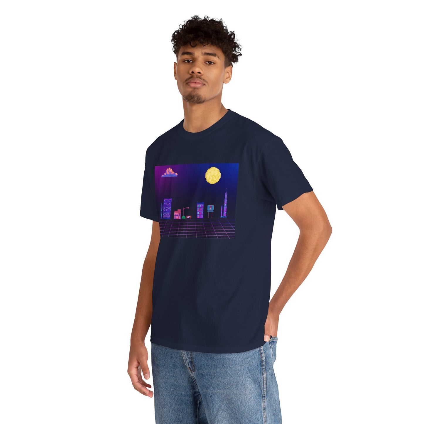 Pixel Cityscape Unisex Tee