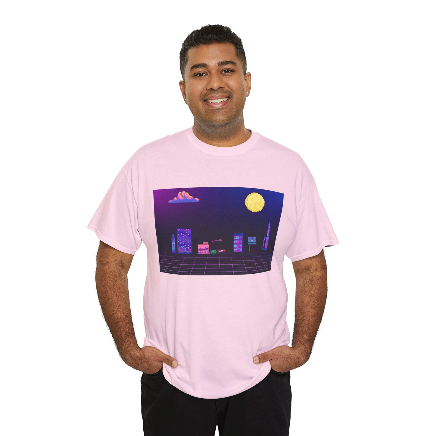 Pixel Cityscape Unisex Tee