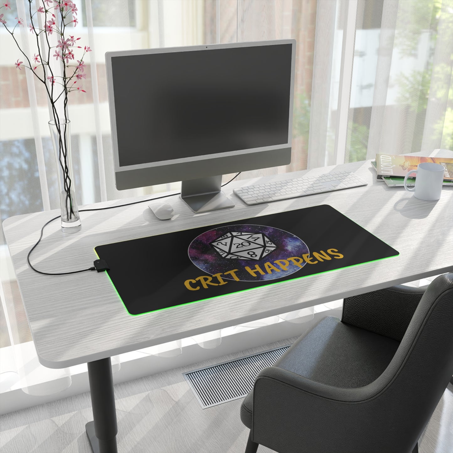 CRIT HAPPENS LED Mouse Pad
