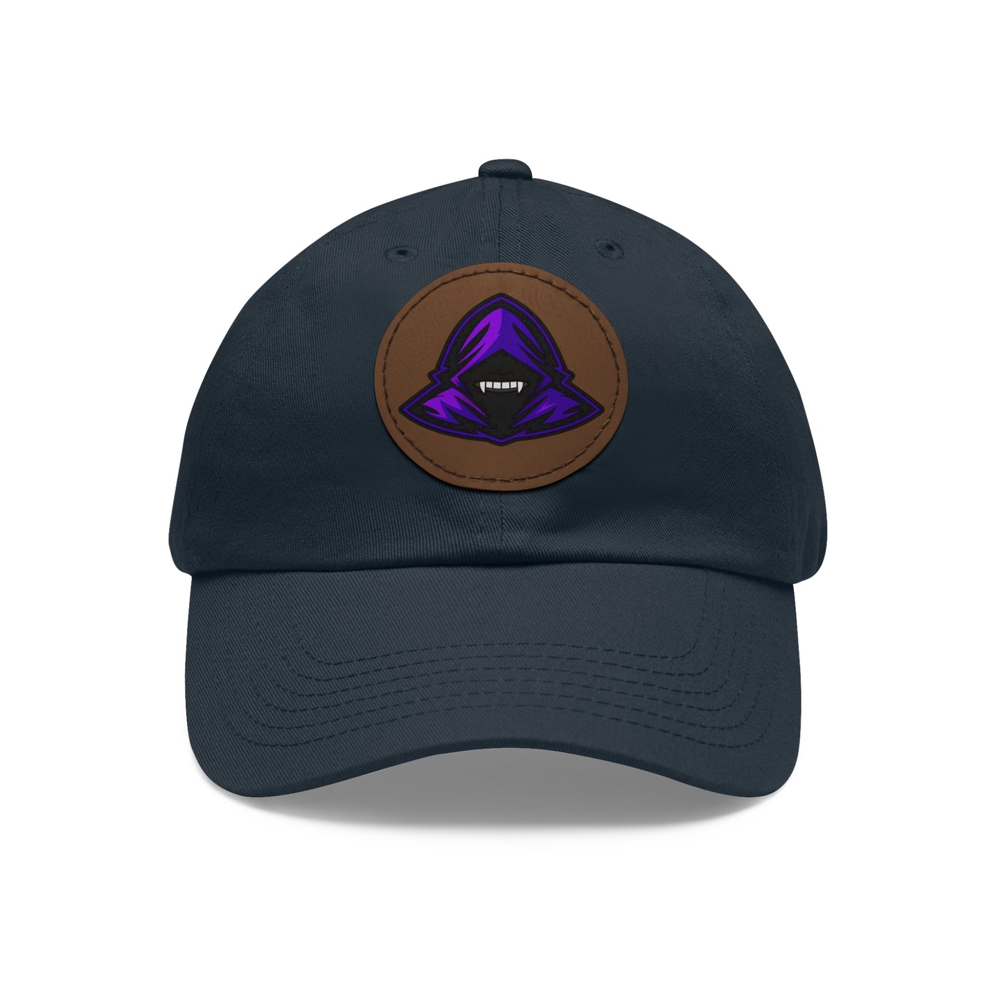 FG Dad Hat with Leather Patch (Round)