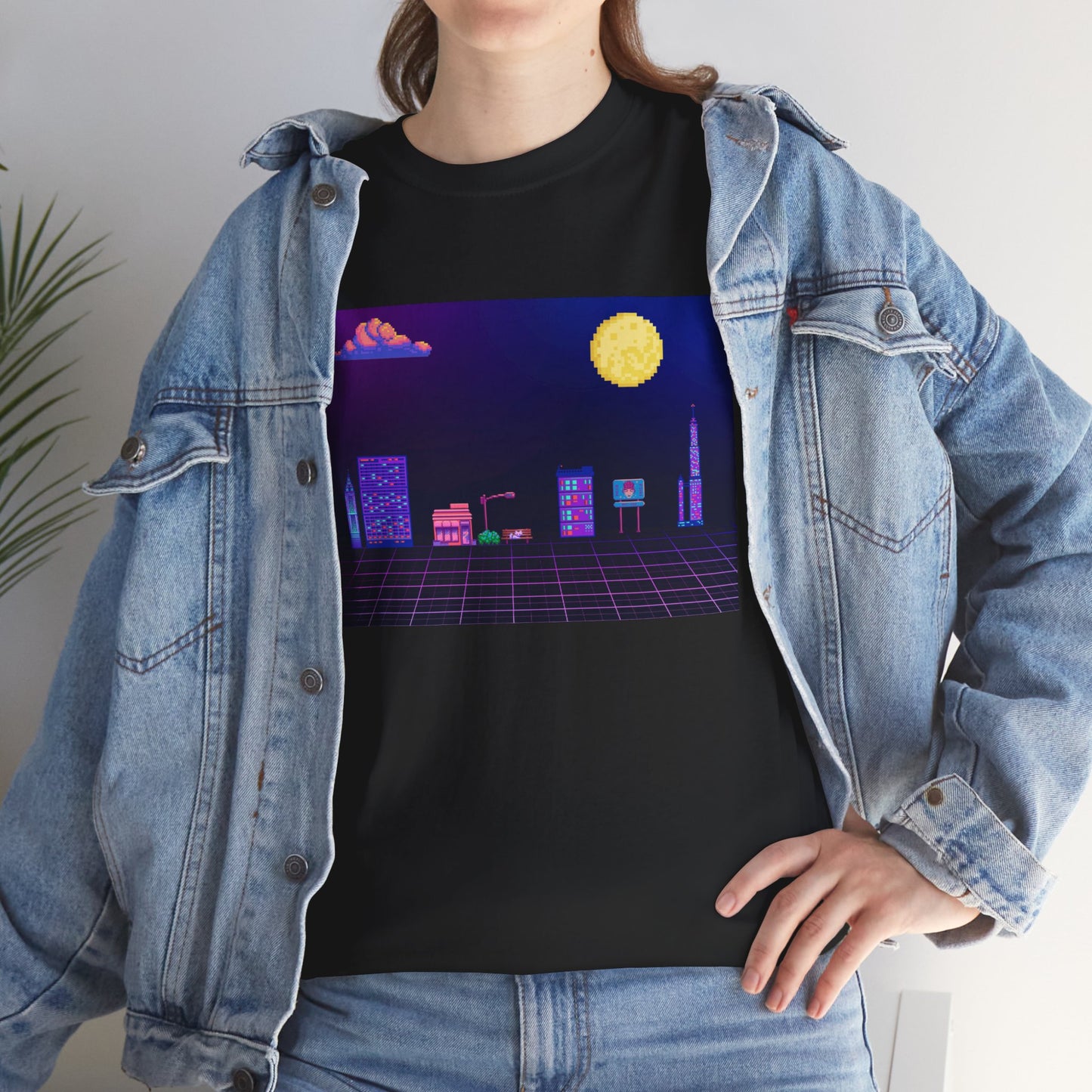 Pixel Cityscape Unisex Tee