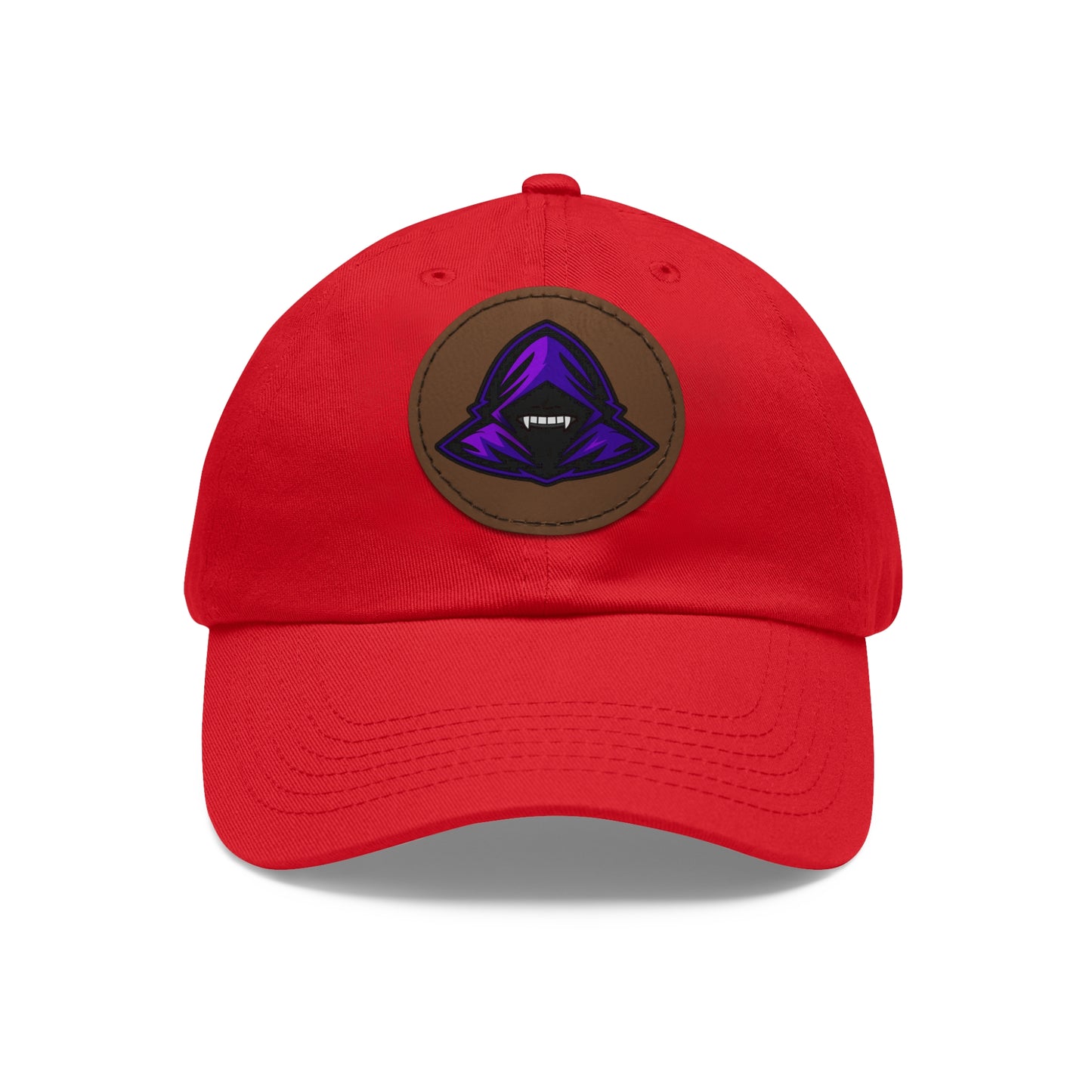 FG Dad Hat with Leather Patch (Round)