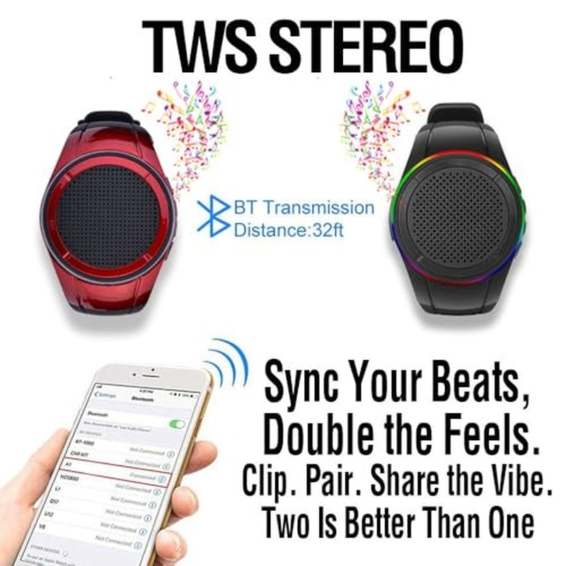Frewico X10 Wearable Bluetooth Speaker Watch Portable Wireless Speaker