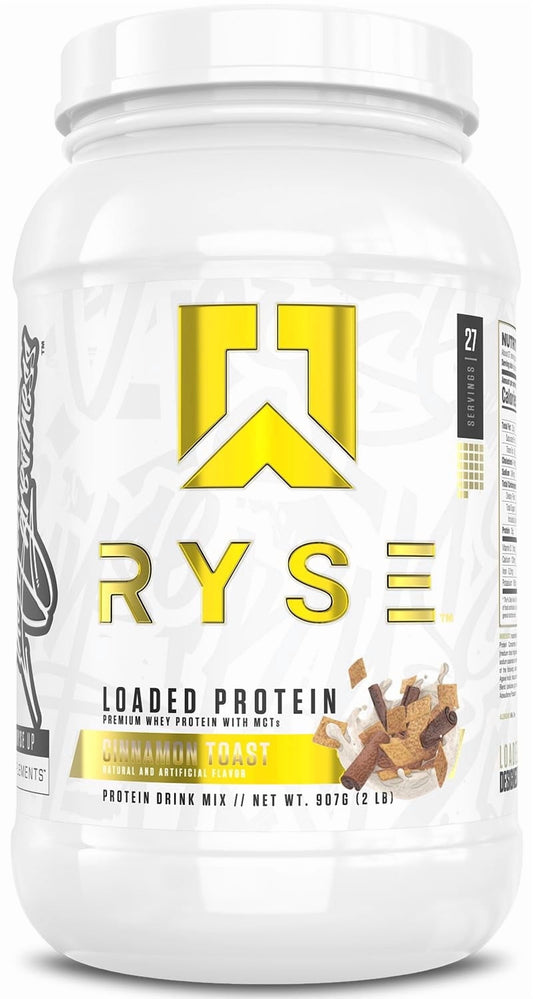 RYSE Loaded Protein Powder - Cinnamon Toast - 20 Servings
