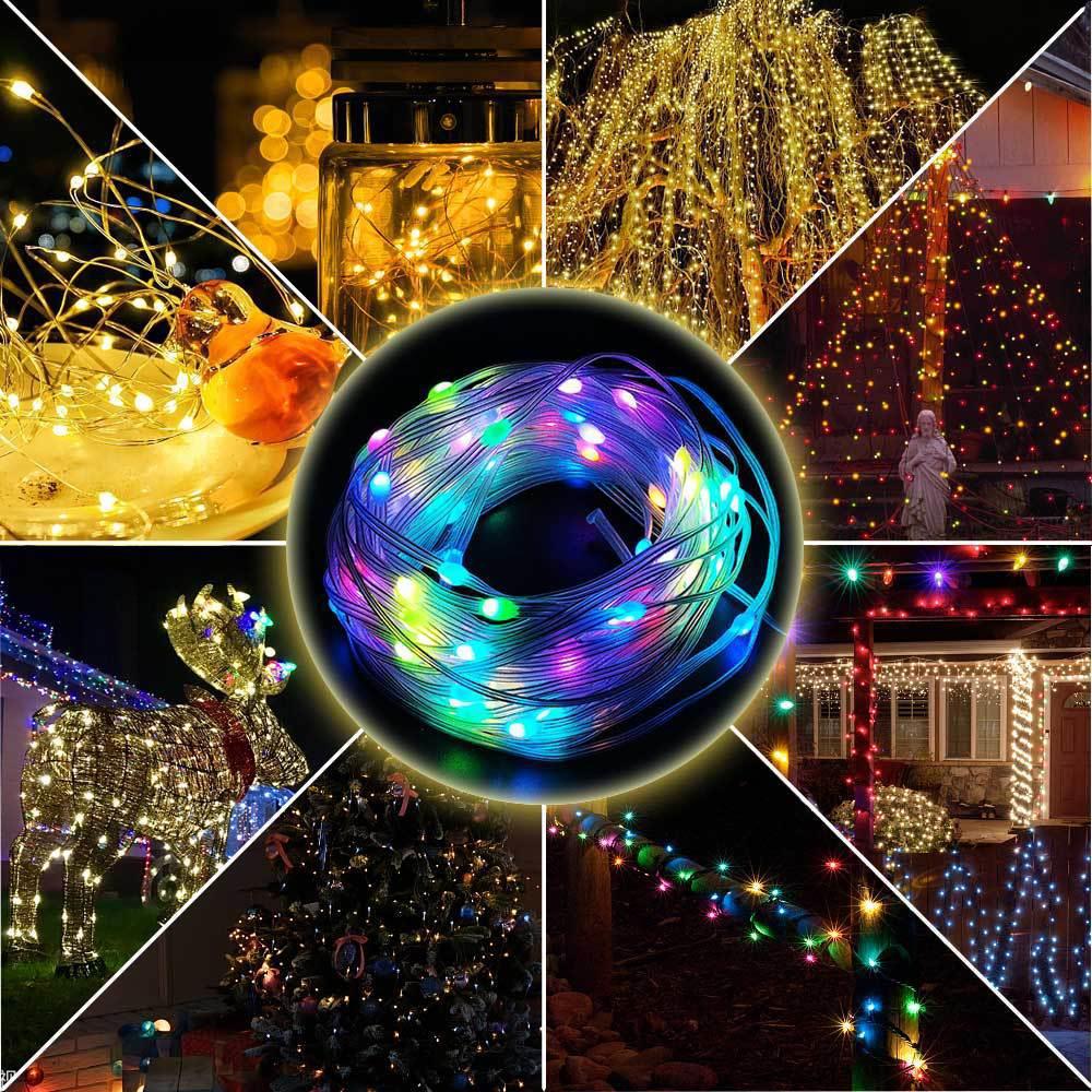 Bluetooth RGB Christmas Tree Decorative Light String