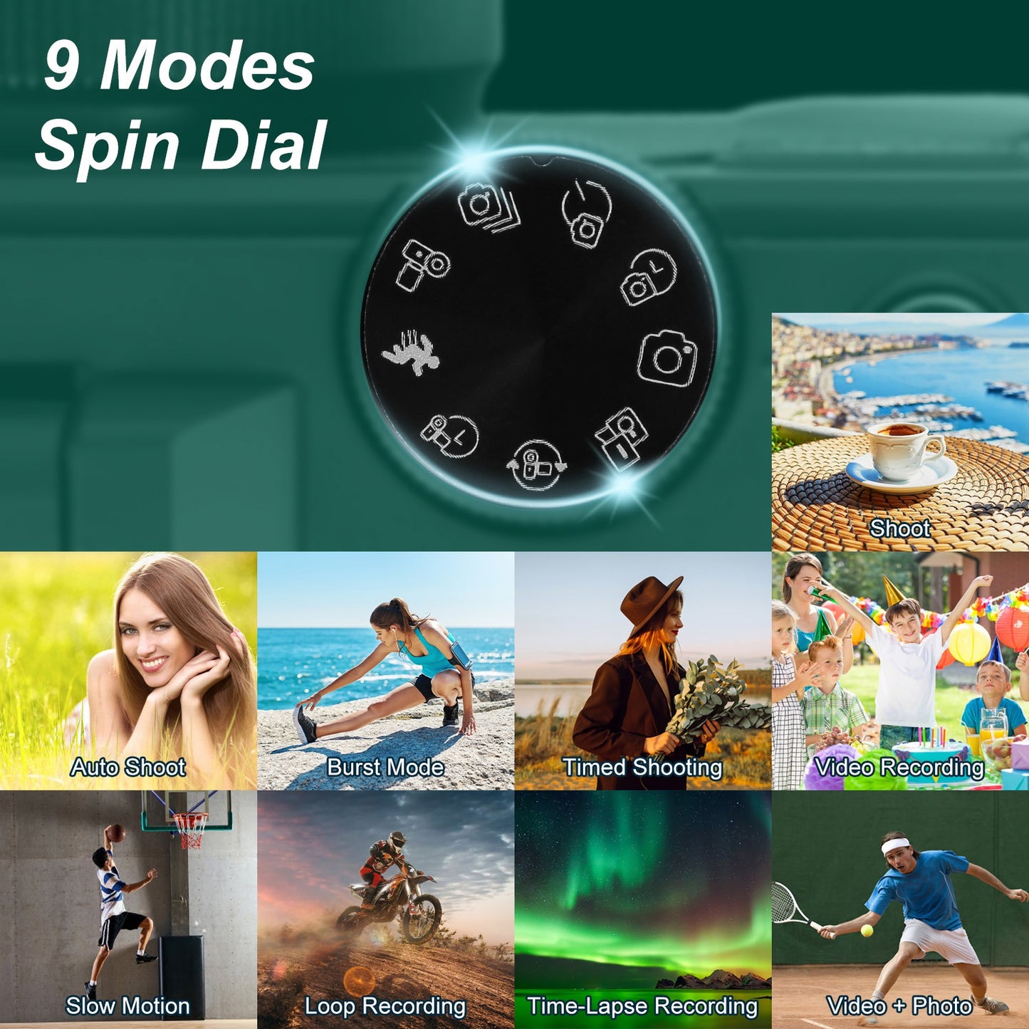 UHD 5K 75MP Digital Camera